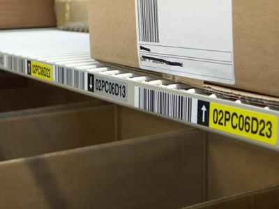 inotec Photo Barcode Lager AKL Klebeetiket