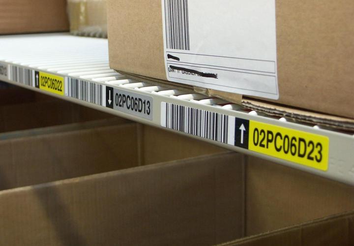 inotec Photo Barcode Lager AKL Klebeetiket