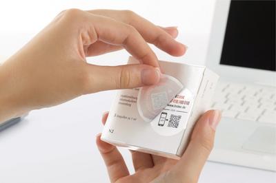 inotec Photo of Sicherheitsetiketten Produktschutz inoverify